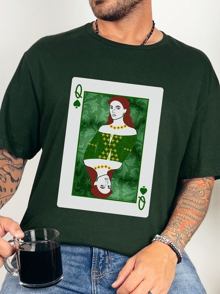 Team Green Fantasy Graphic Tee - Queen of Hearts Inspired Shirt product image (1)