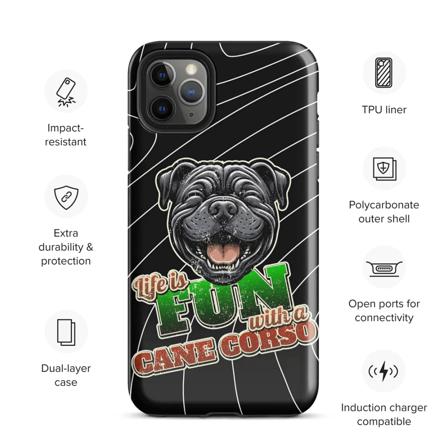 Fun with Cane Corso iPhone® Tough Case product image (35)