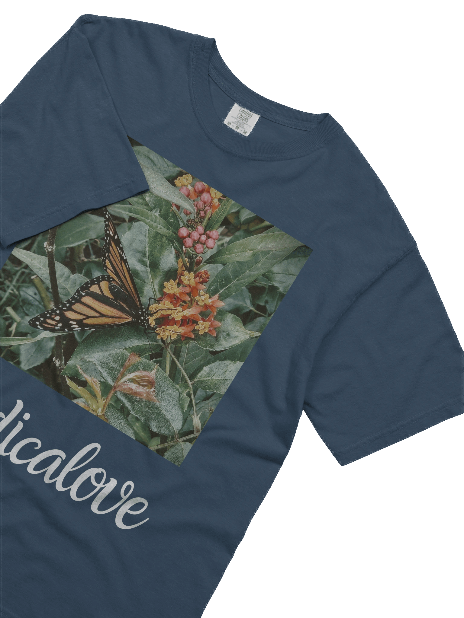 "butterflies" Heavyweight Tee - Blue product image (5)