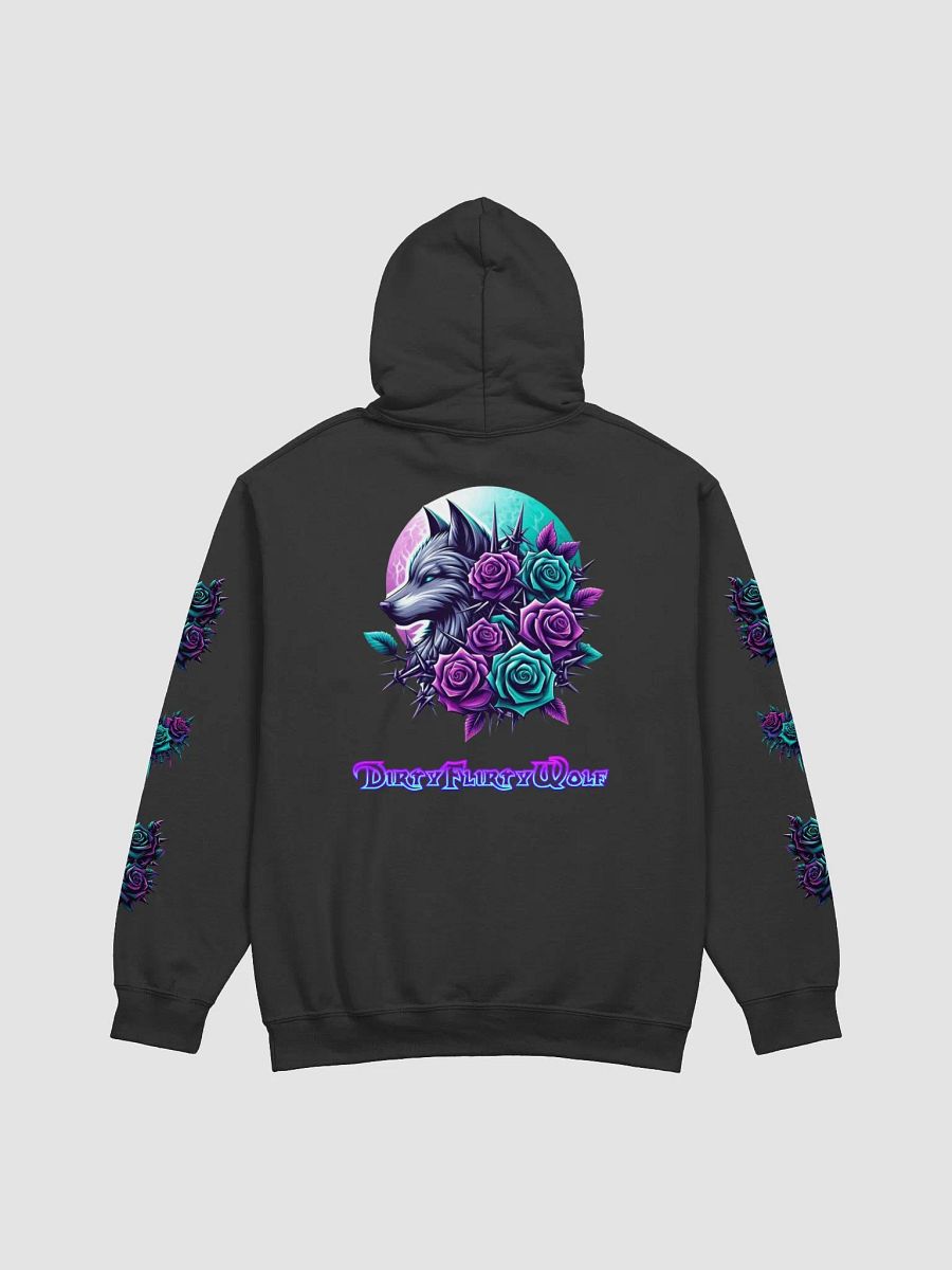Midnight Roses Wolf Triple Panel Hoodie product image (24)