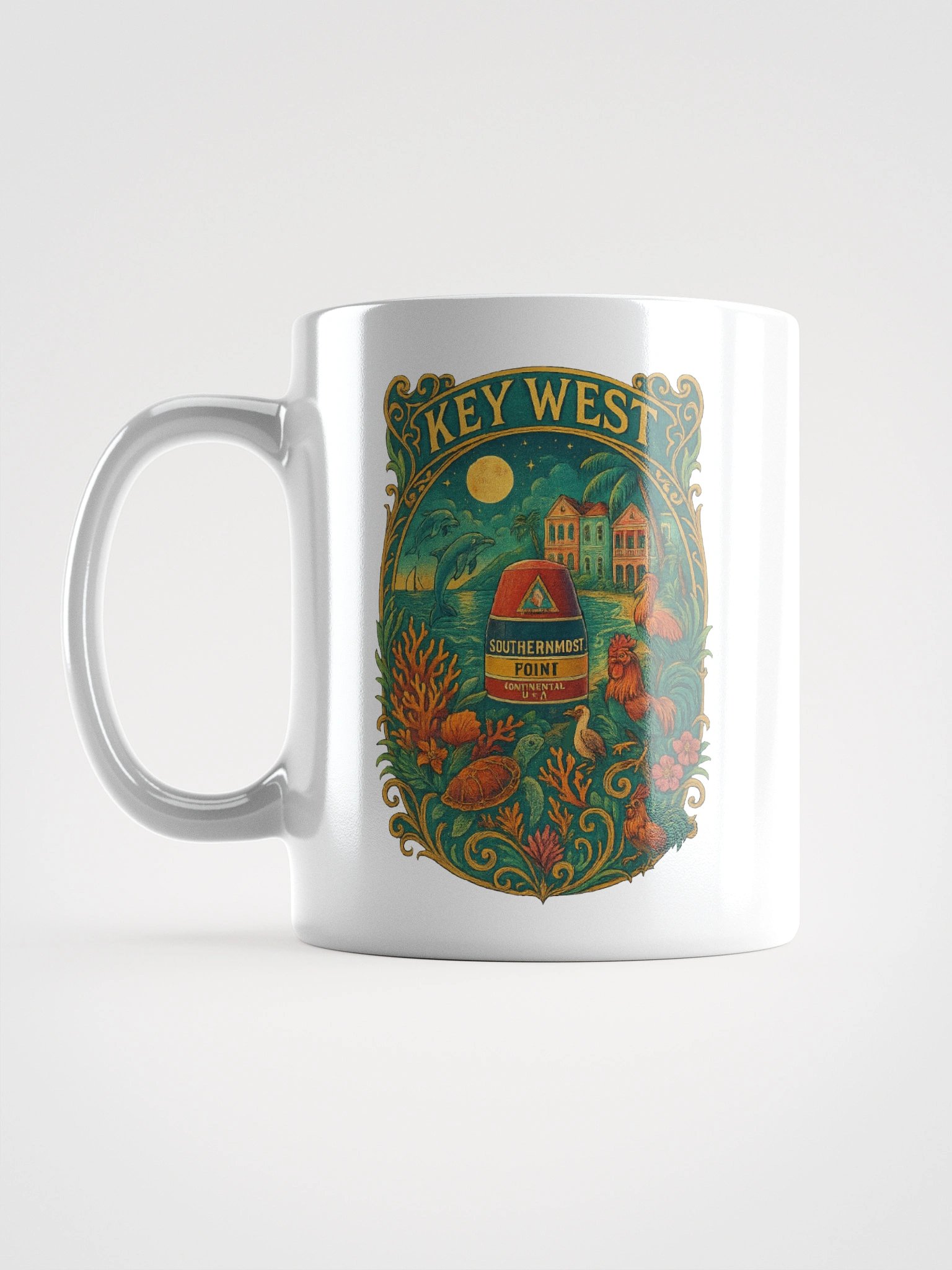 Key West Ceramic Mug with Southernmost Point Buoy product image (16)