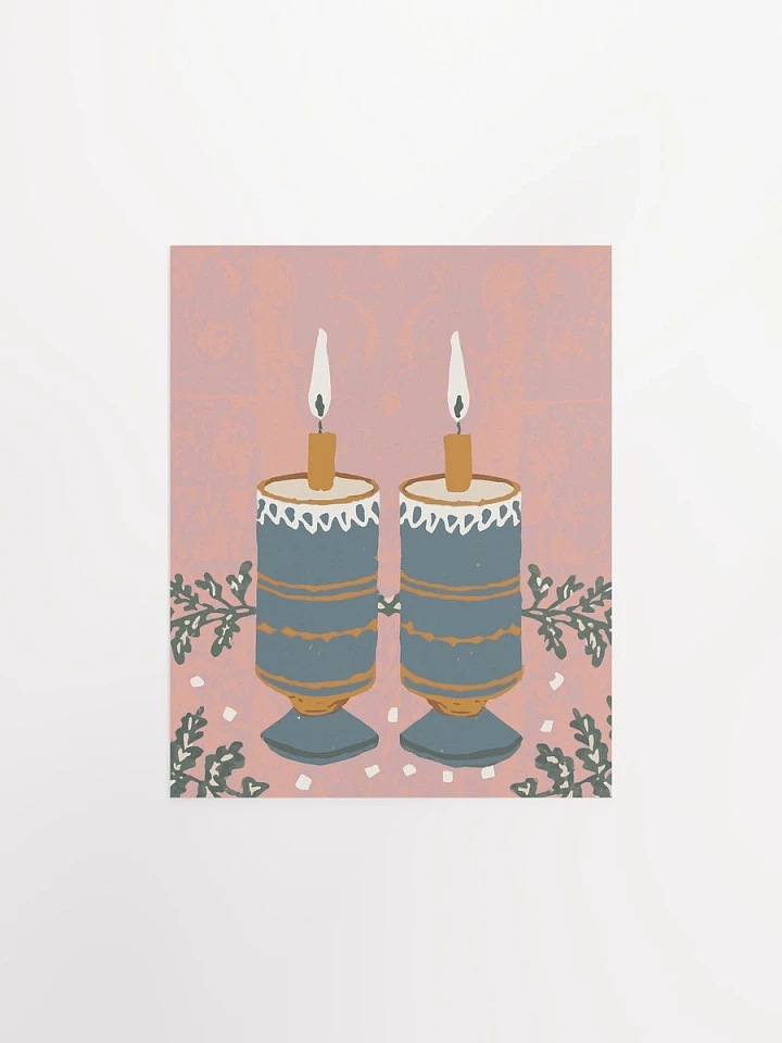 Shabbat Candles printable product image (1)