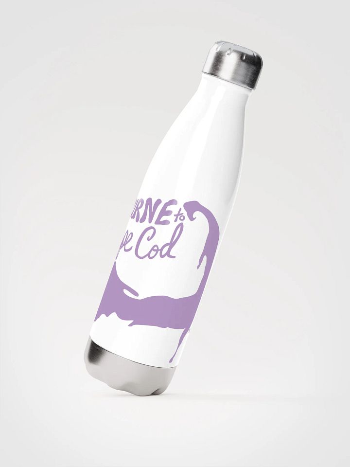 BOURNE to Cape Cod™ | Stainless Bottle | East Side Lavender on White 💧 product image (2)