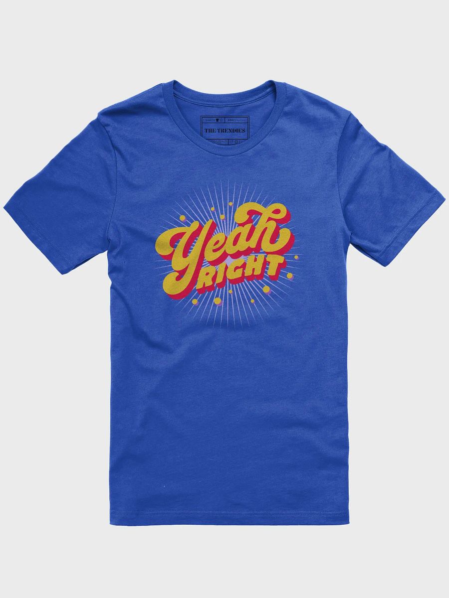 Yeah, Right! Retro Style T-shirt product image (1)