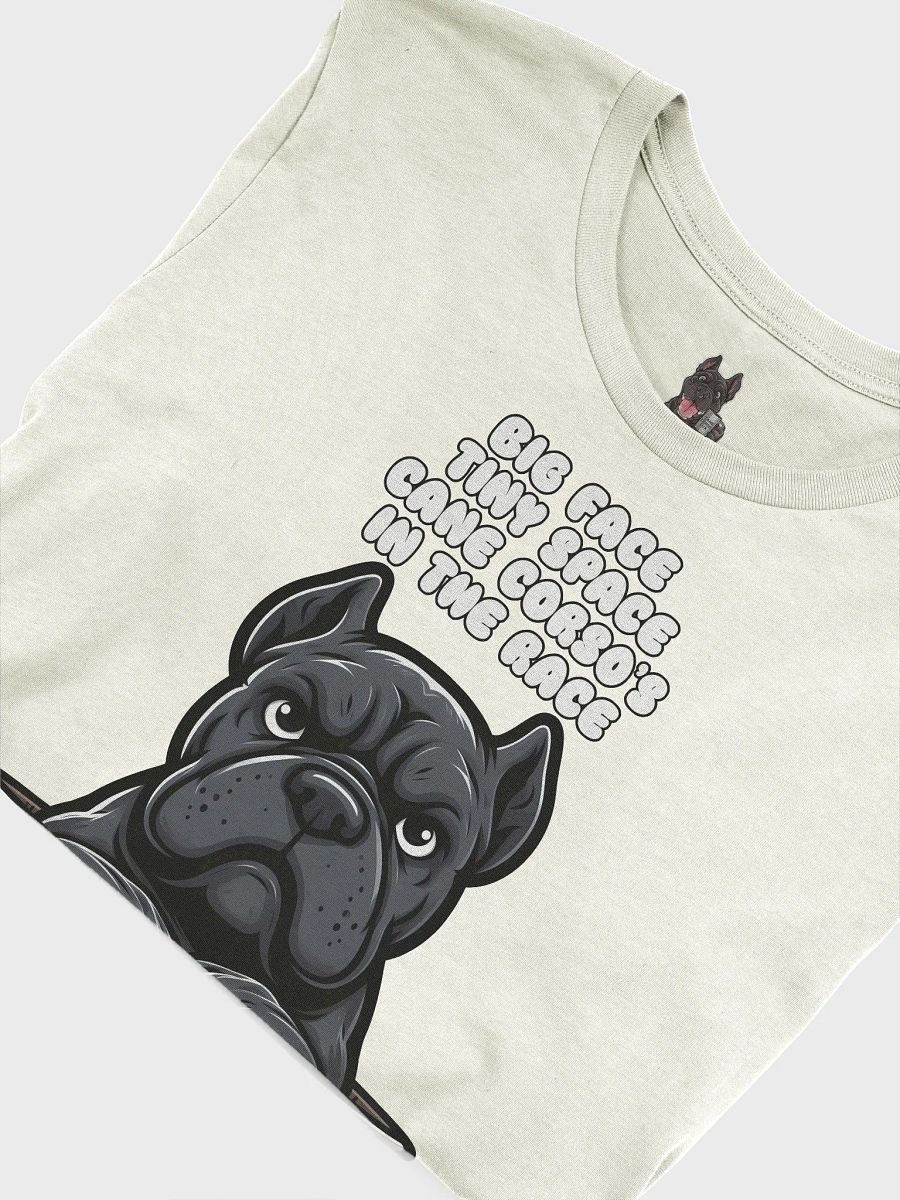 Big Face, Tiny Space: Cane Corso’s in the Race t-shirt product image (3)
