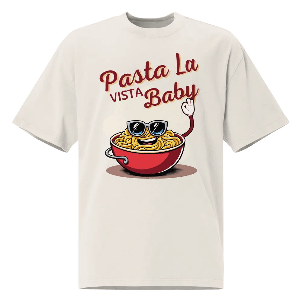 Pasta La Vista Baby Oversized Faded T-Shirt product image (3)