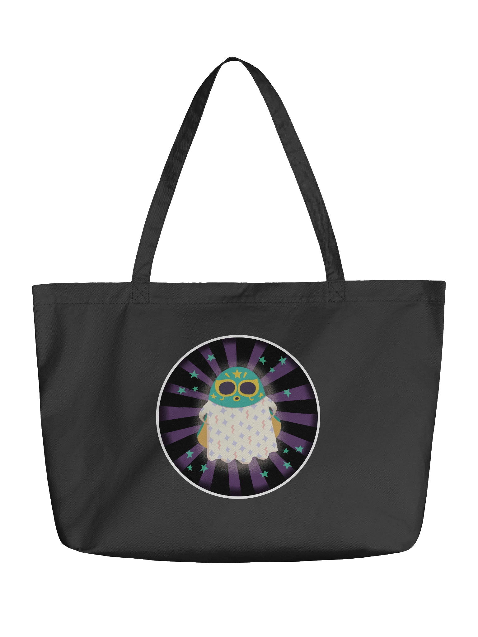 Little Ghost Luchador - Tote Bag product image (1)