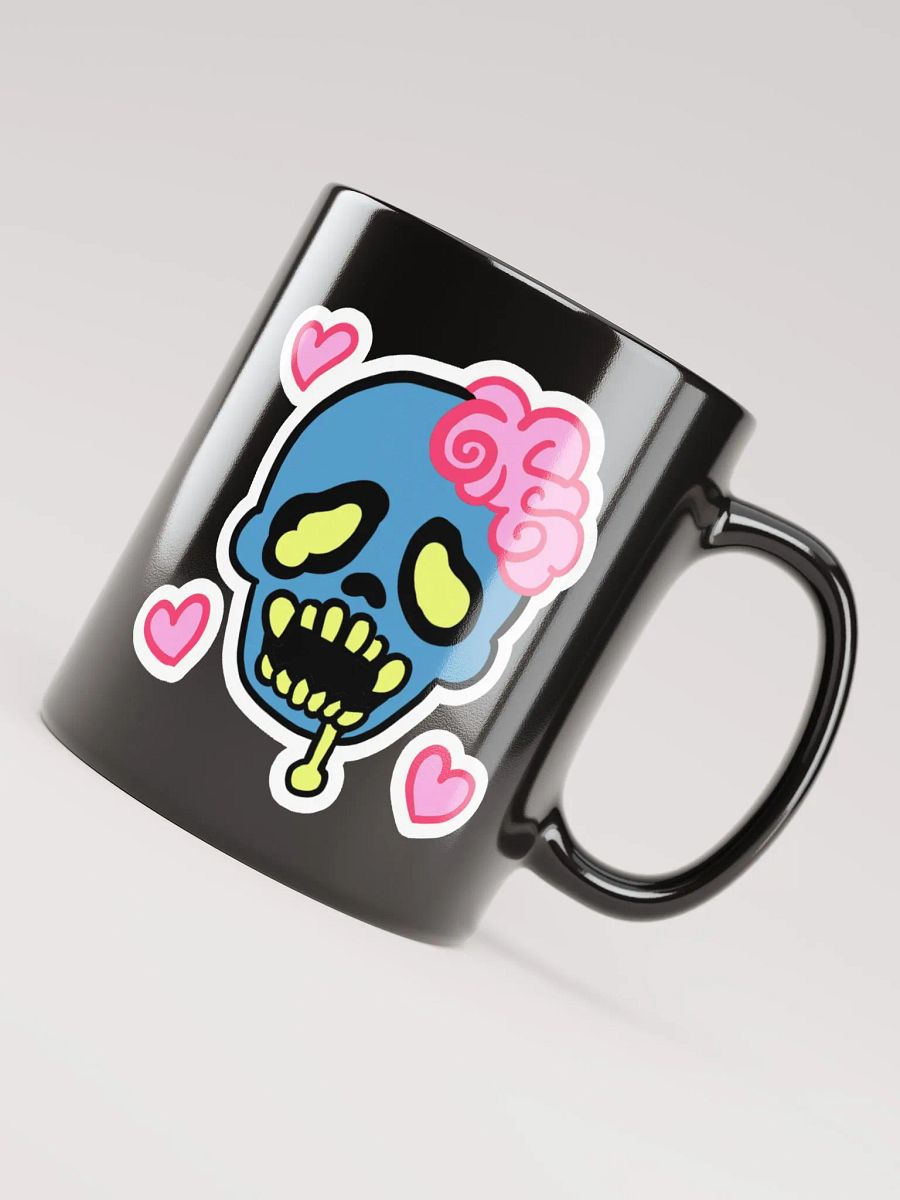 Undead but happy (black mug) product image (4)