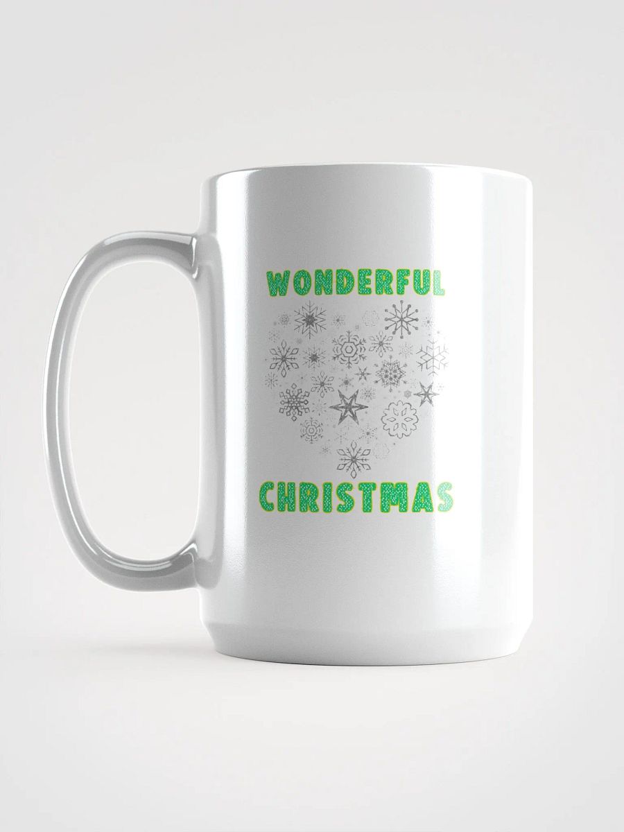 Wonderful Christmas Glitter Heart Mug product image (6)