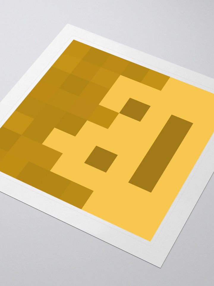 Golden UnderMyCap Sticker product image (1)