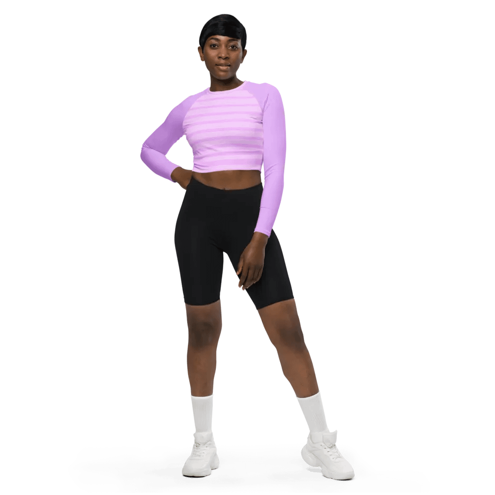 The Astrid Long Sleeve Crop Top product image (1)