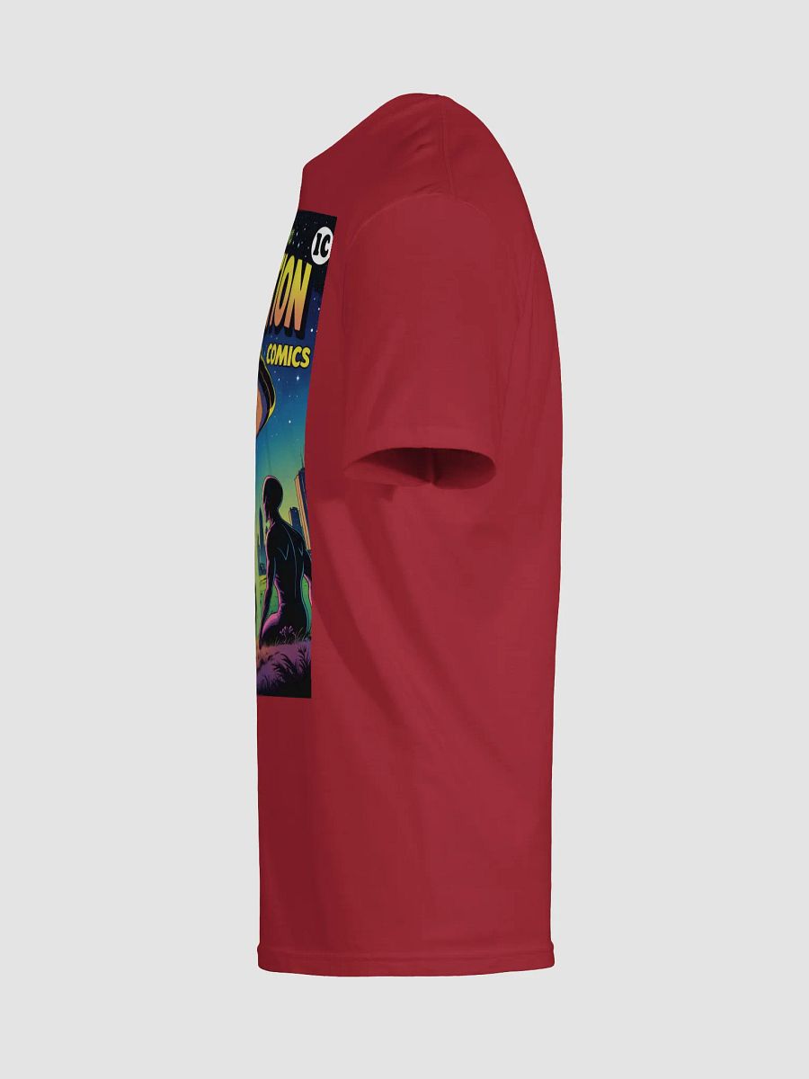 1970s Sci-Fi Comic T-Shirt – Retro Alien Abduction Art product image (52)