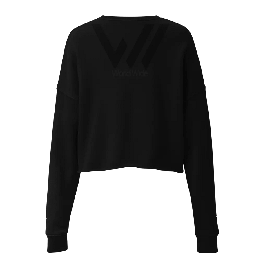 WorldWide Bella+Canvas Women's Fleece Crop Sweatshirt product image (1)