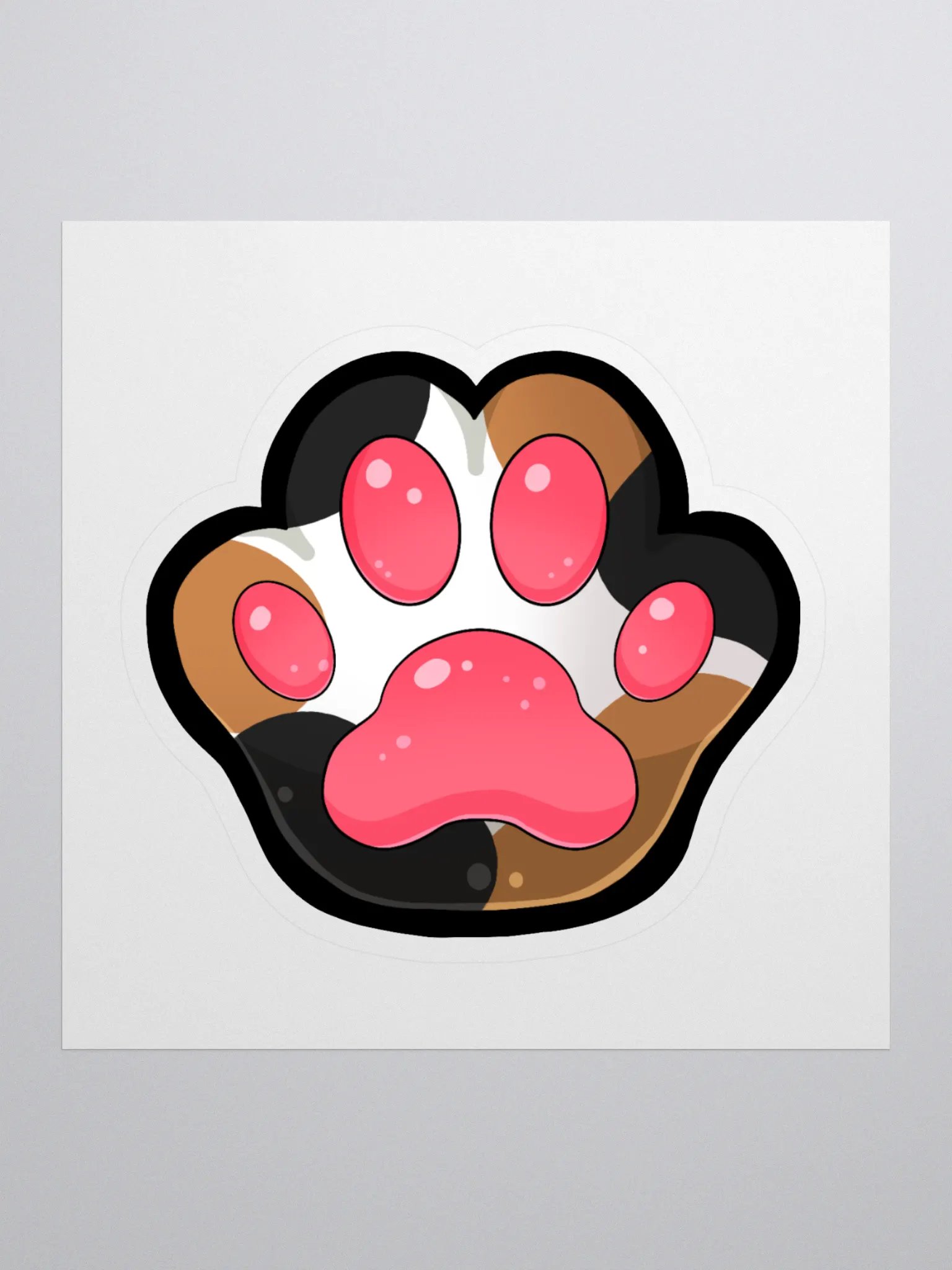 Toe Beans Sticker product image (1)