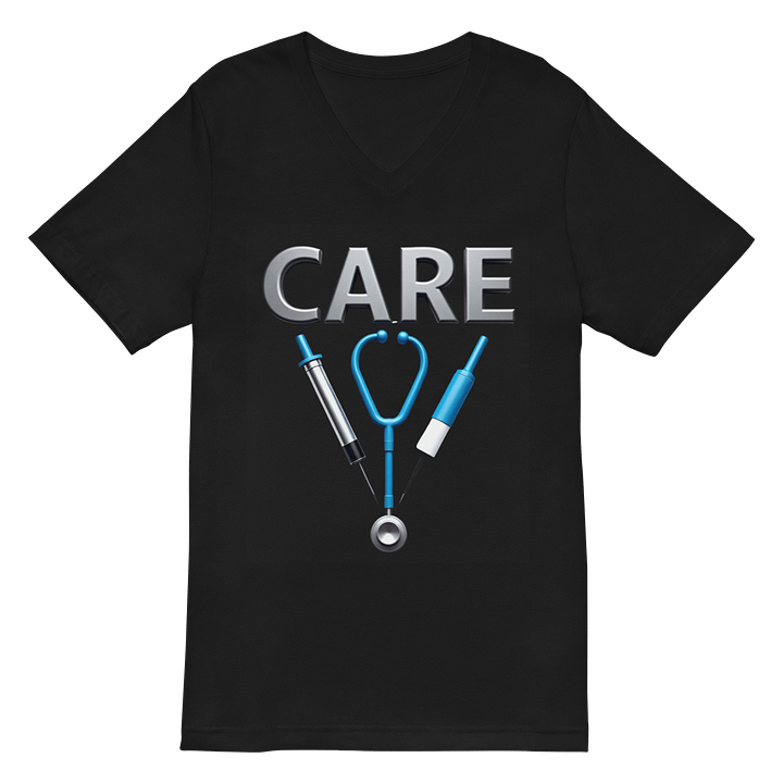CARE Medical Symbols V-Neck T-Shirt product image (3)