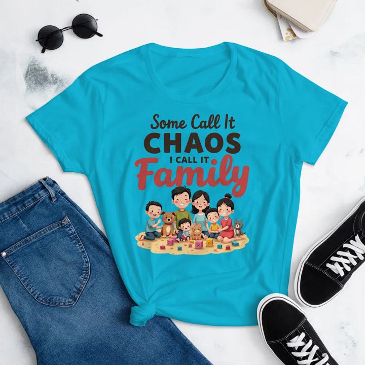 Chaos Family Cartoon T-Shirt product image (12)