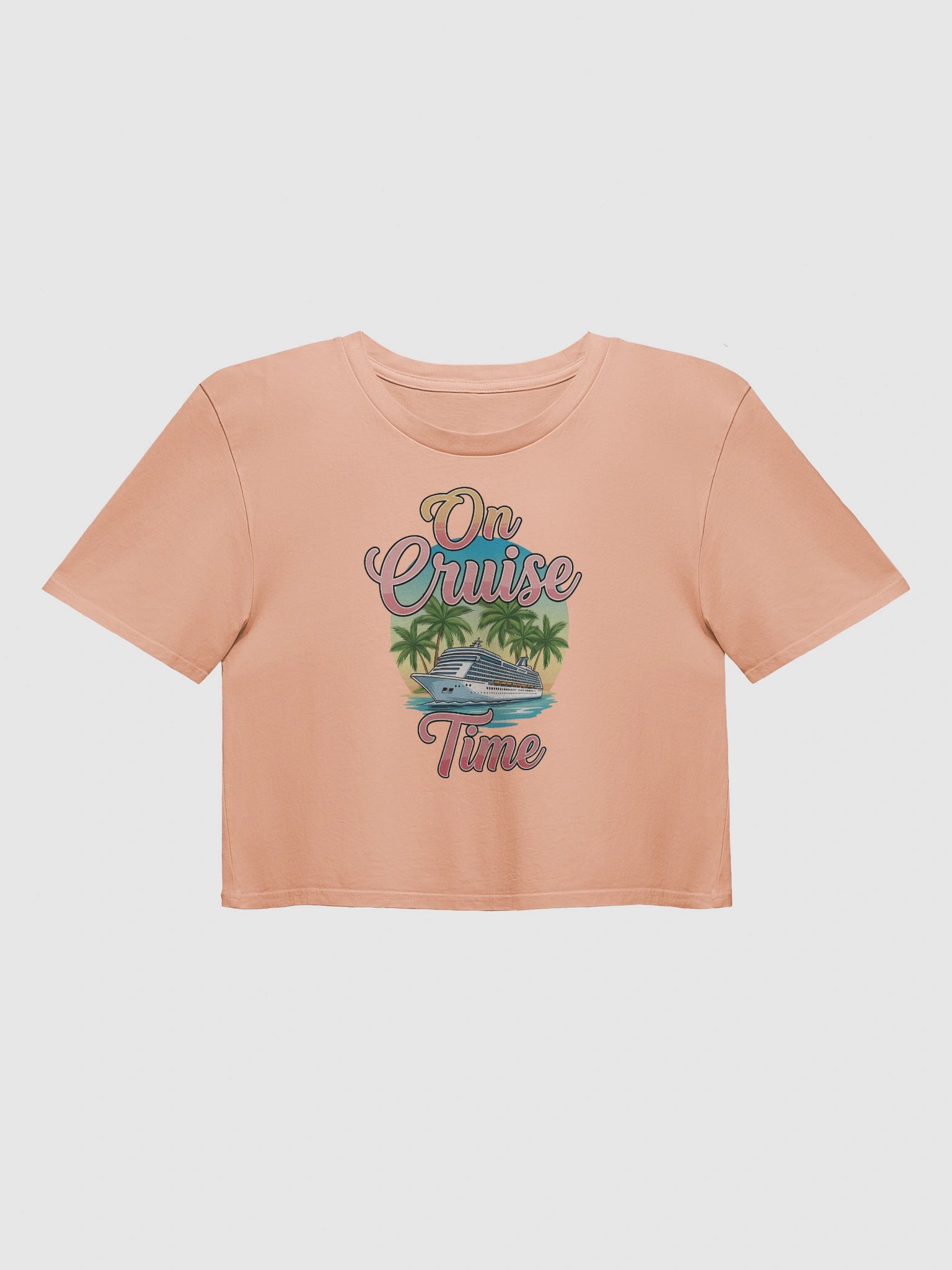 On Cruise Time Vibes Women's Crop Top product image (4)