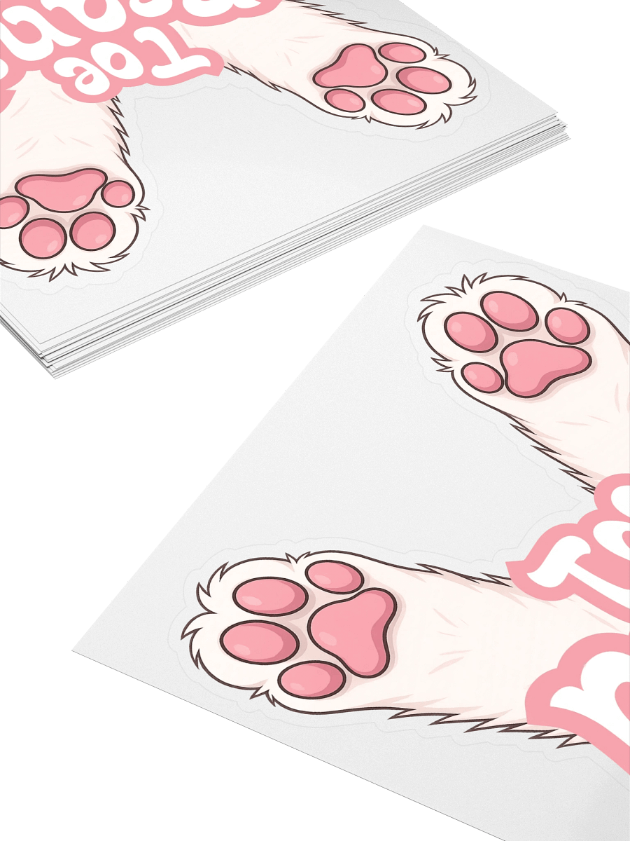 Large Toe Beans Sticker product image (4)