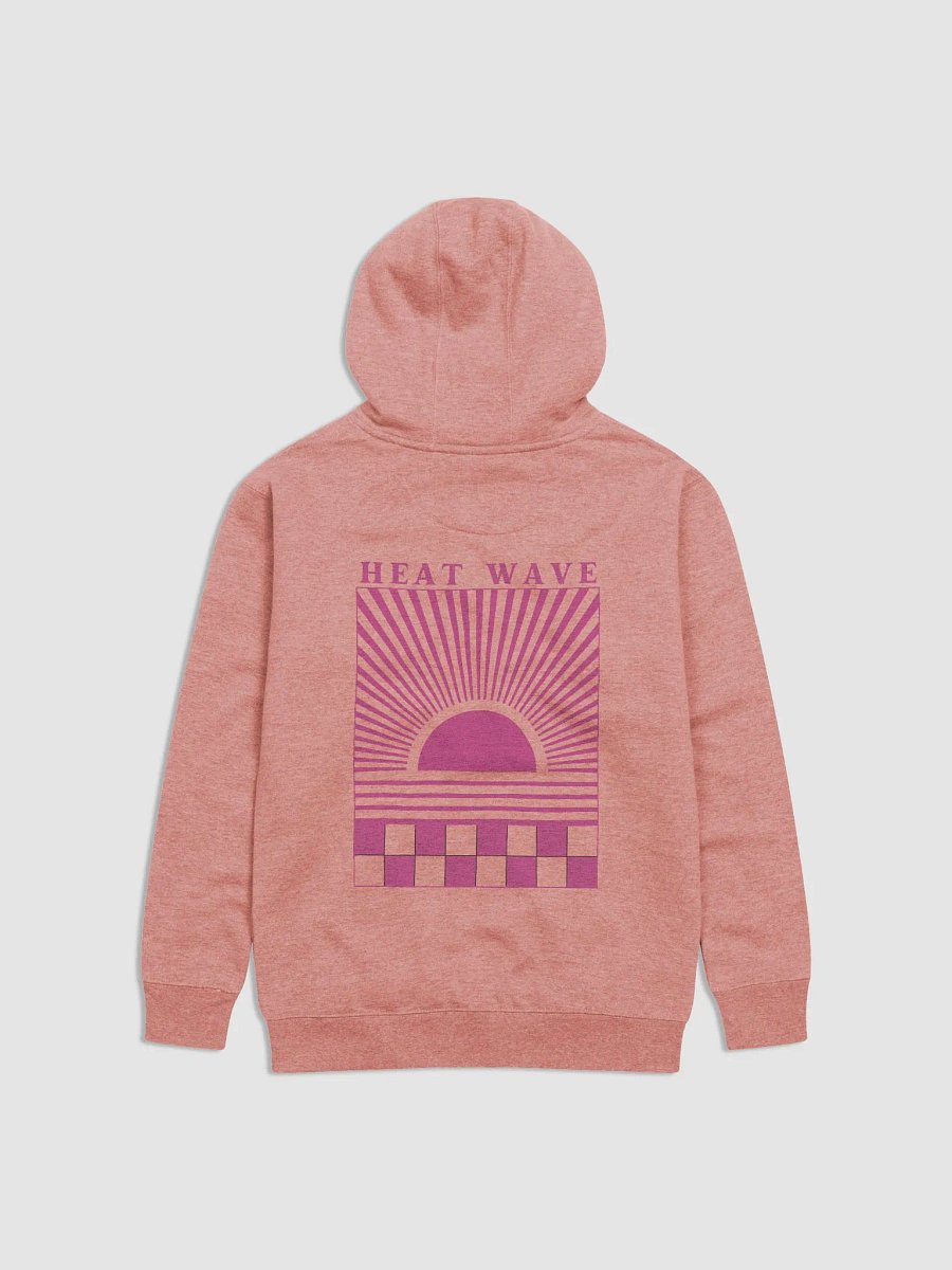 Heat Wave Retro Sunset Unisex Hoodie - Dusty Rose product image (1)
