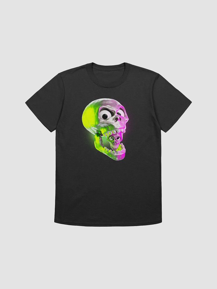 Lemon and Fuchsia Grim Skulls T-Shirt product image (1)