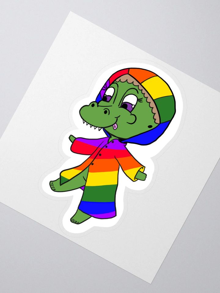 Allegator in a Rainbow Coat product image (4)