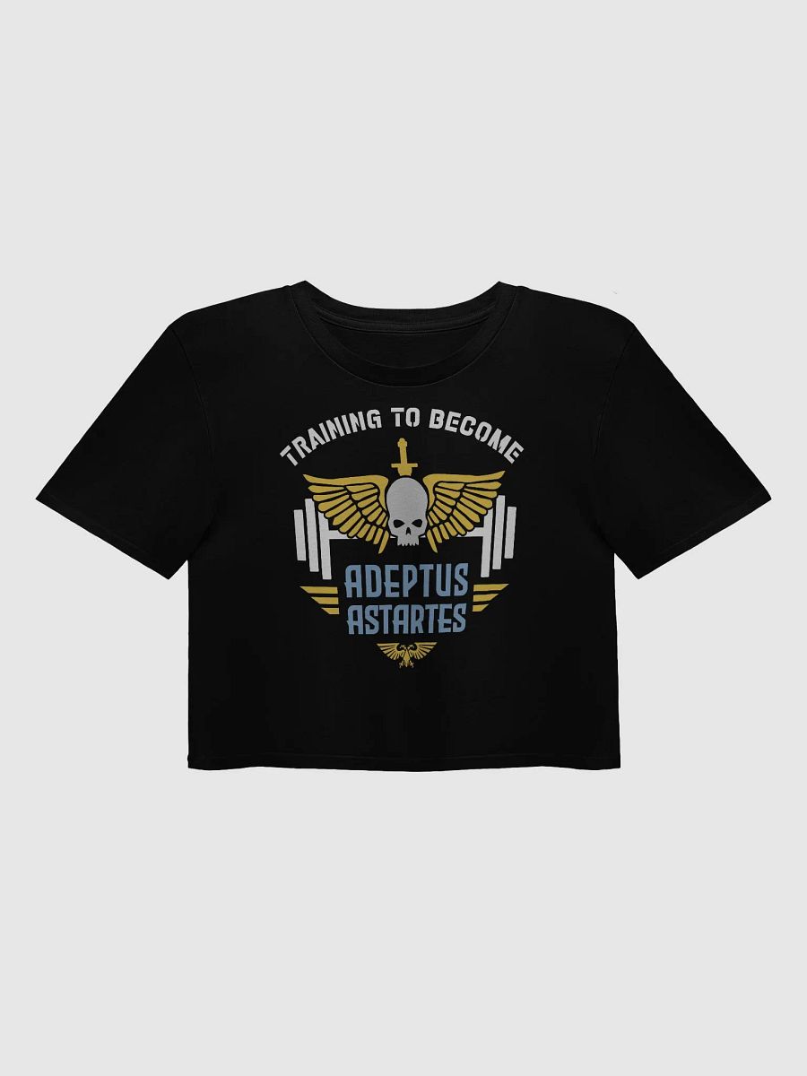 Training to Become Adeptus Astartes" Women's Crop Top | Warhammer 40K Fitness Style product image (1)