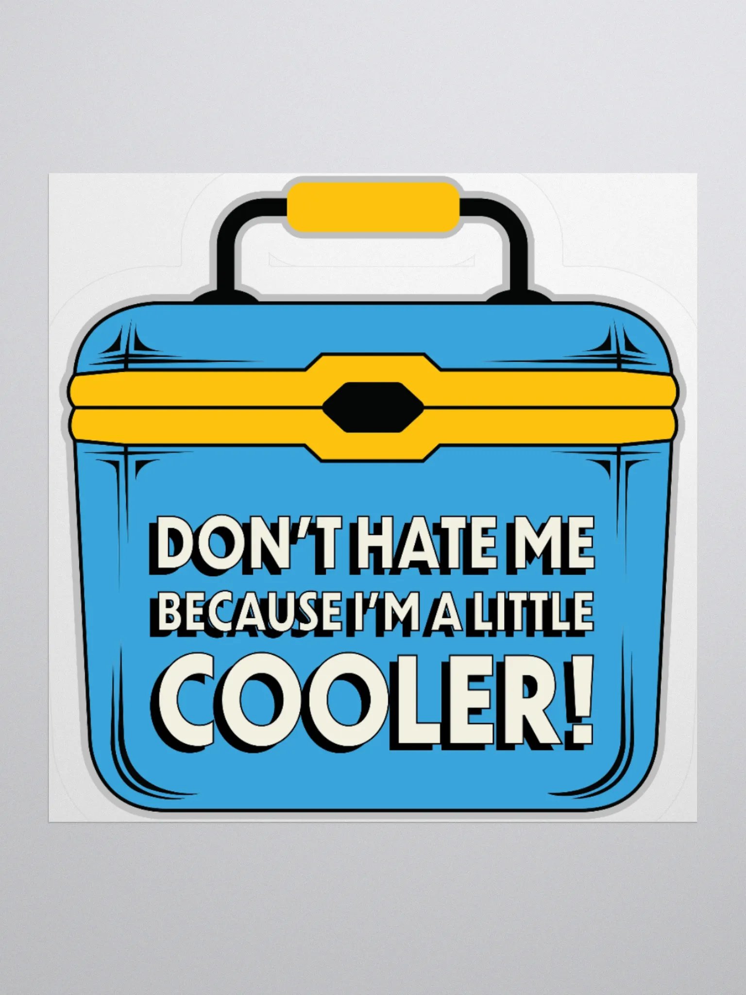 Cooler Vibes Kiss Cut Stickers product image (2)