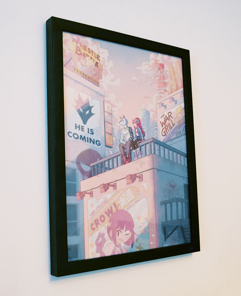 Crow and Wolf Framed Poster product image (1)