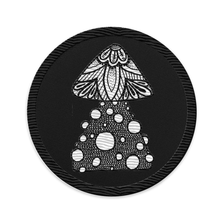 Mystical Mushroom Embroidered Patch product image (1)