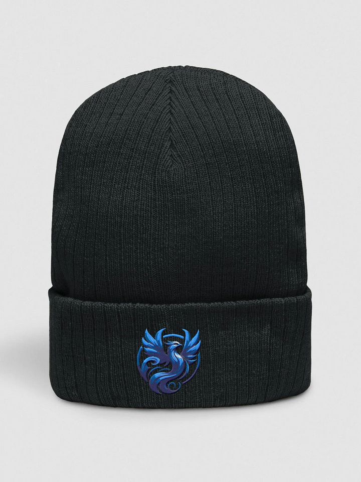 Blue Avian Ribbed Knit Beanie product image (19)
