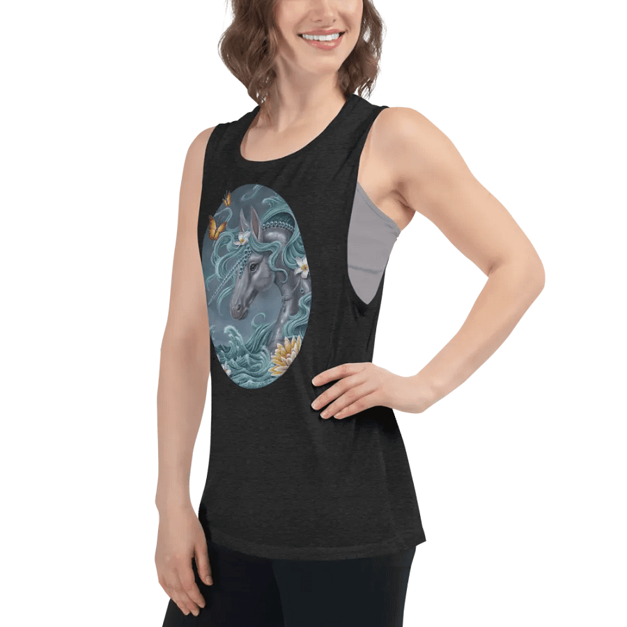 De La Mer - SFA Unicorn Ladies Muscle Tank product image (7)