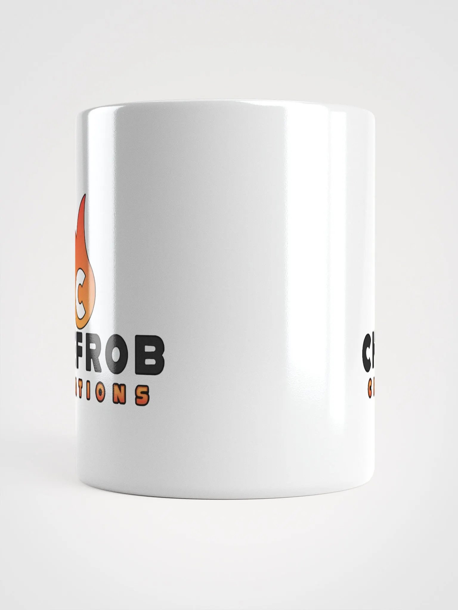 Logo V2 White Glossy Mug product image (5)
