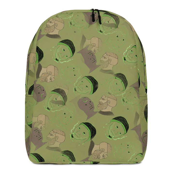 Wojak Camouflage Minimalist Backpack product image (1)