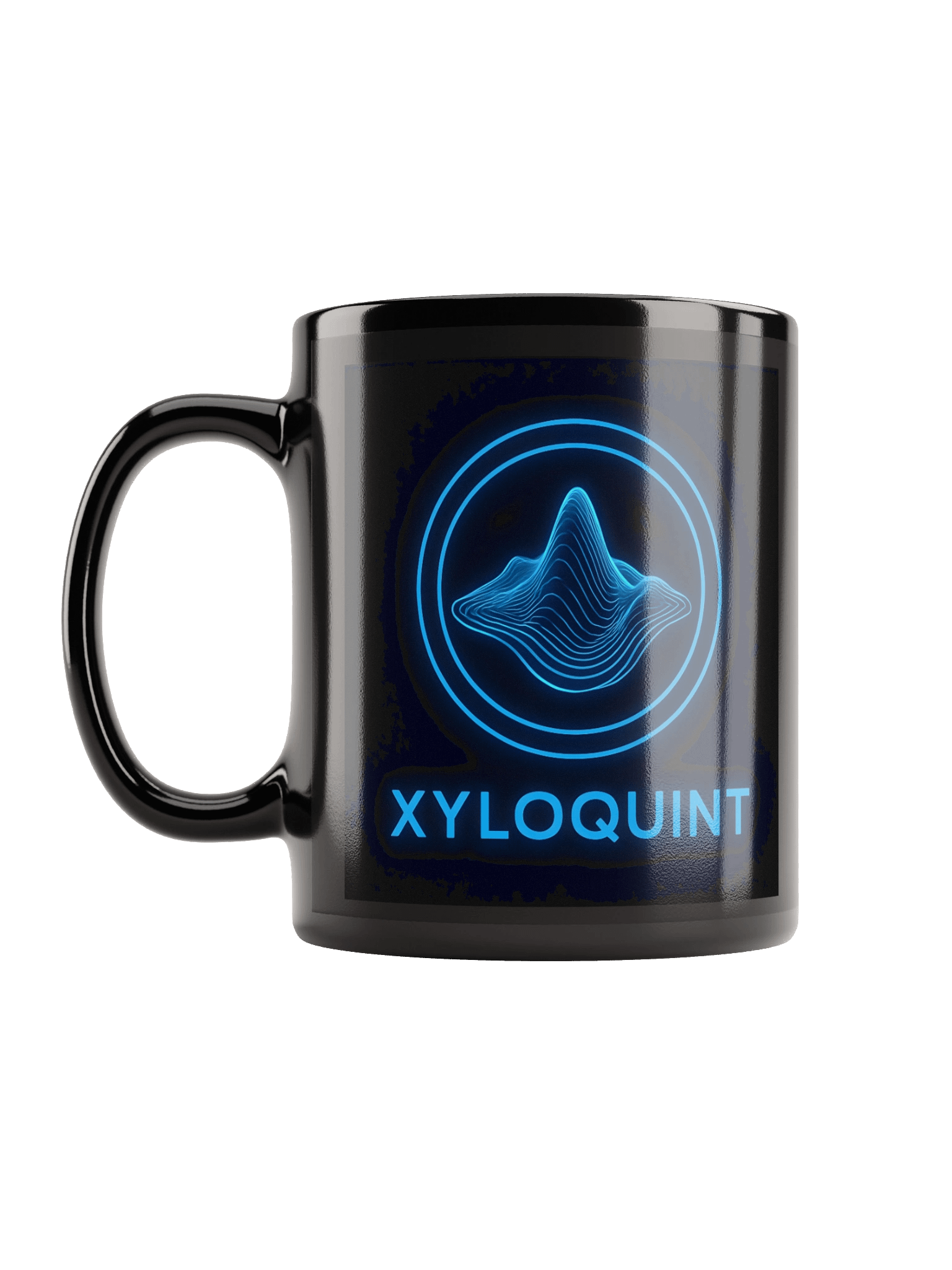 Neon Blue Xyloquint Mug Right Handed product image (6)