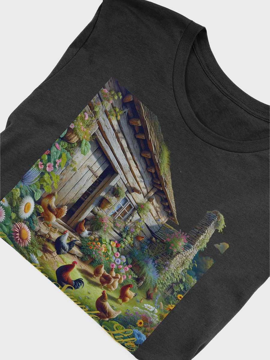 Living the Simple Life T-Shirt | Serene Life | Calm and Simple | Peaceful Living | Serenity in Simplicity | Live Simply, Live Fully | Mindful Living Apparel | Quiet Joy | Slow Down, Live Simple product image (6)