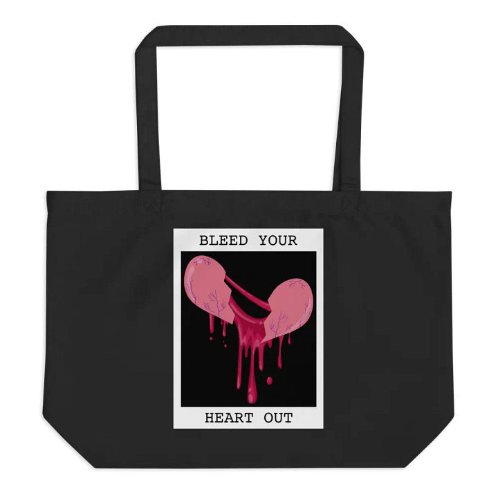 Bleed Your Heart Out Tote Bag (Digital) product image (1)