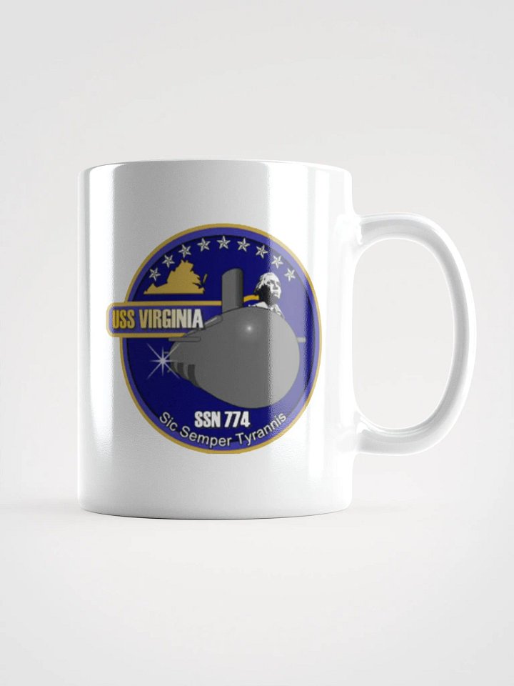 USS Virginia SSN 774 White Coffee Cup product image (1)
