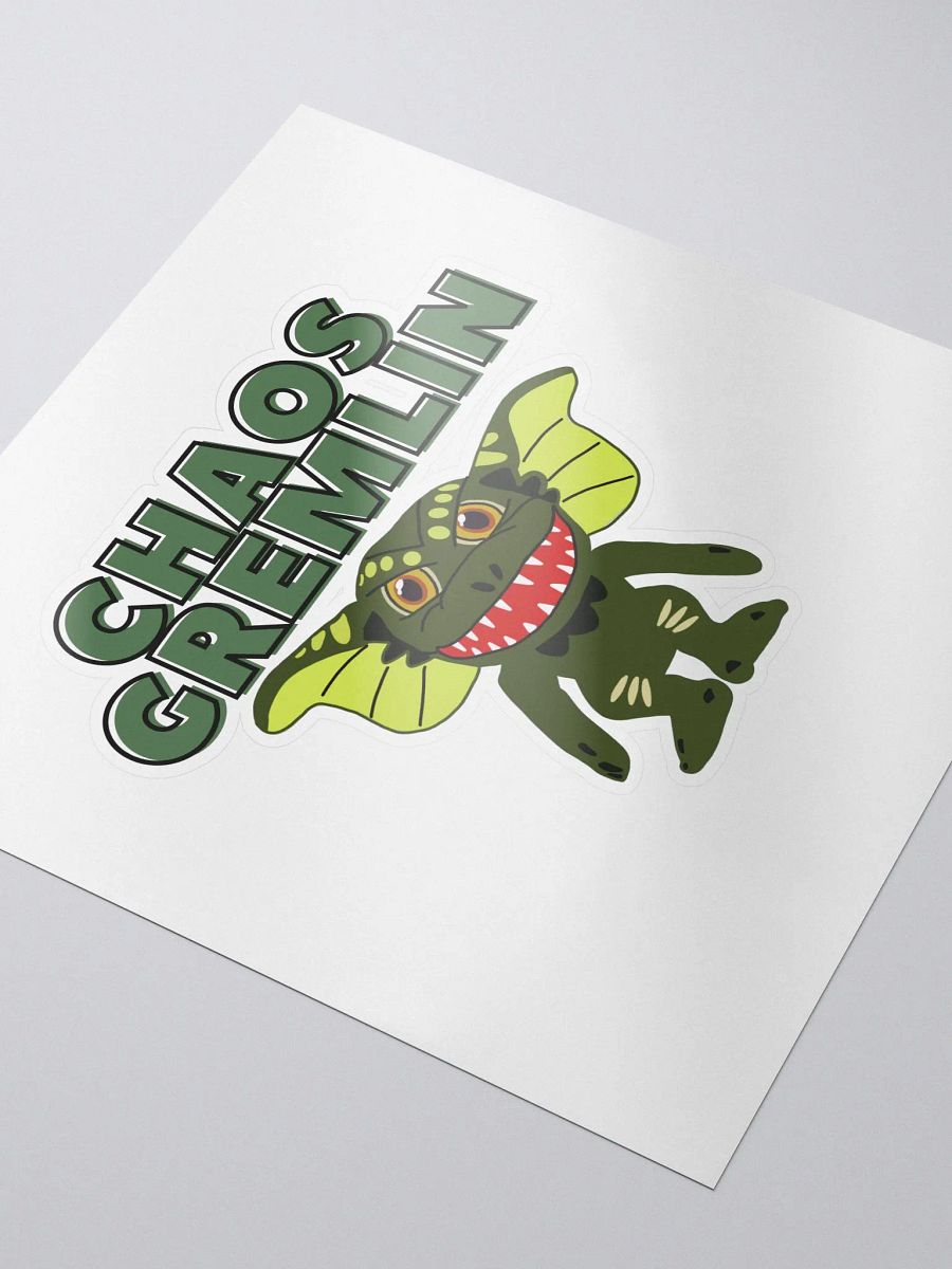 Chaos Gremlin Kiss Cut Sticker product image (3)