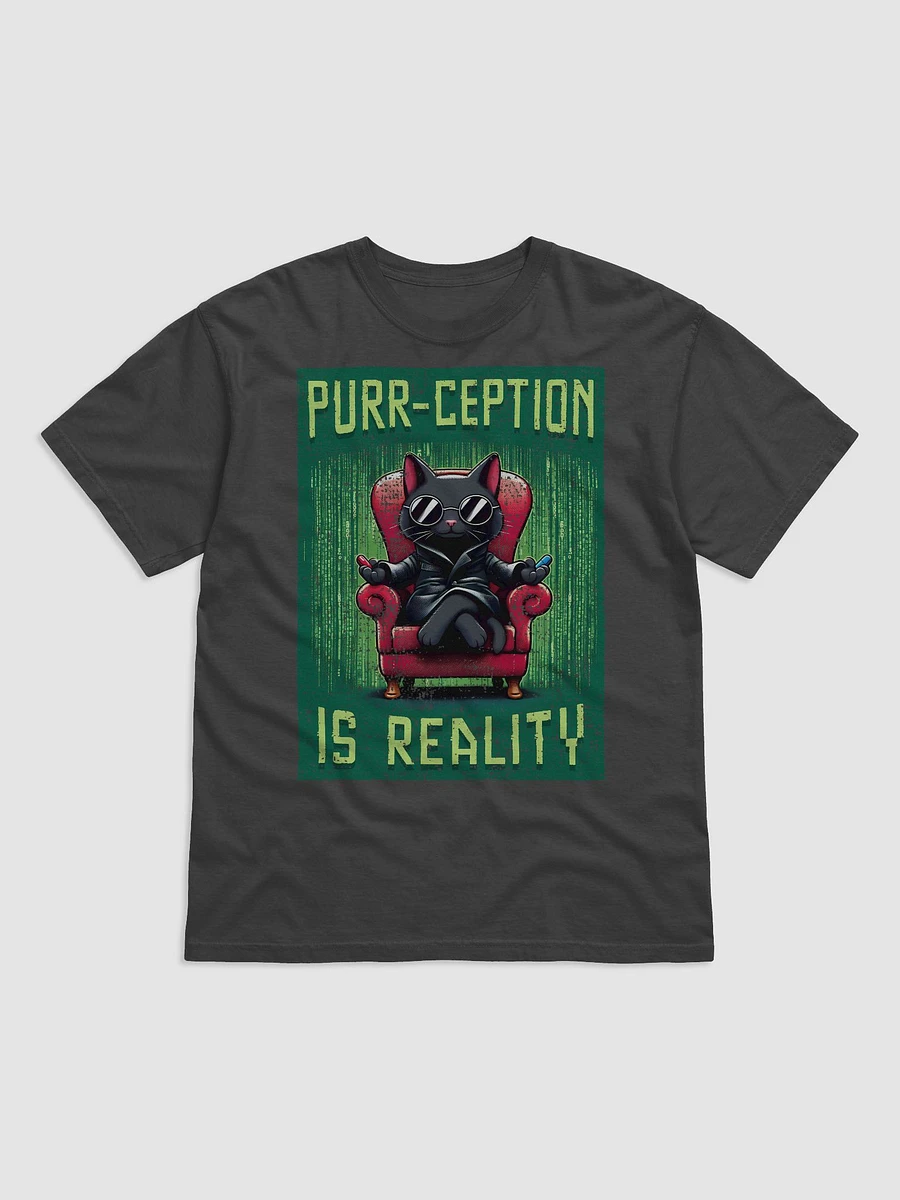Purr-ception is Reality: Matrix Cat T-Shirt - Feline Rebellion in a Dystopian World product image (1)