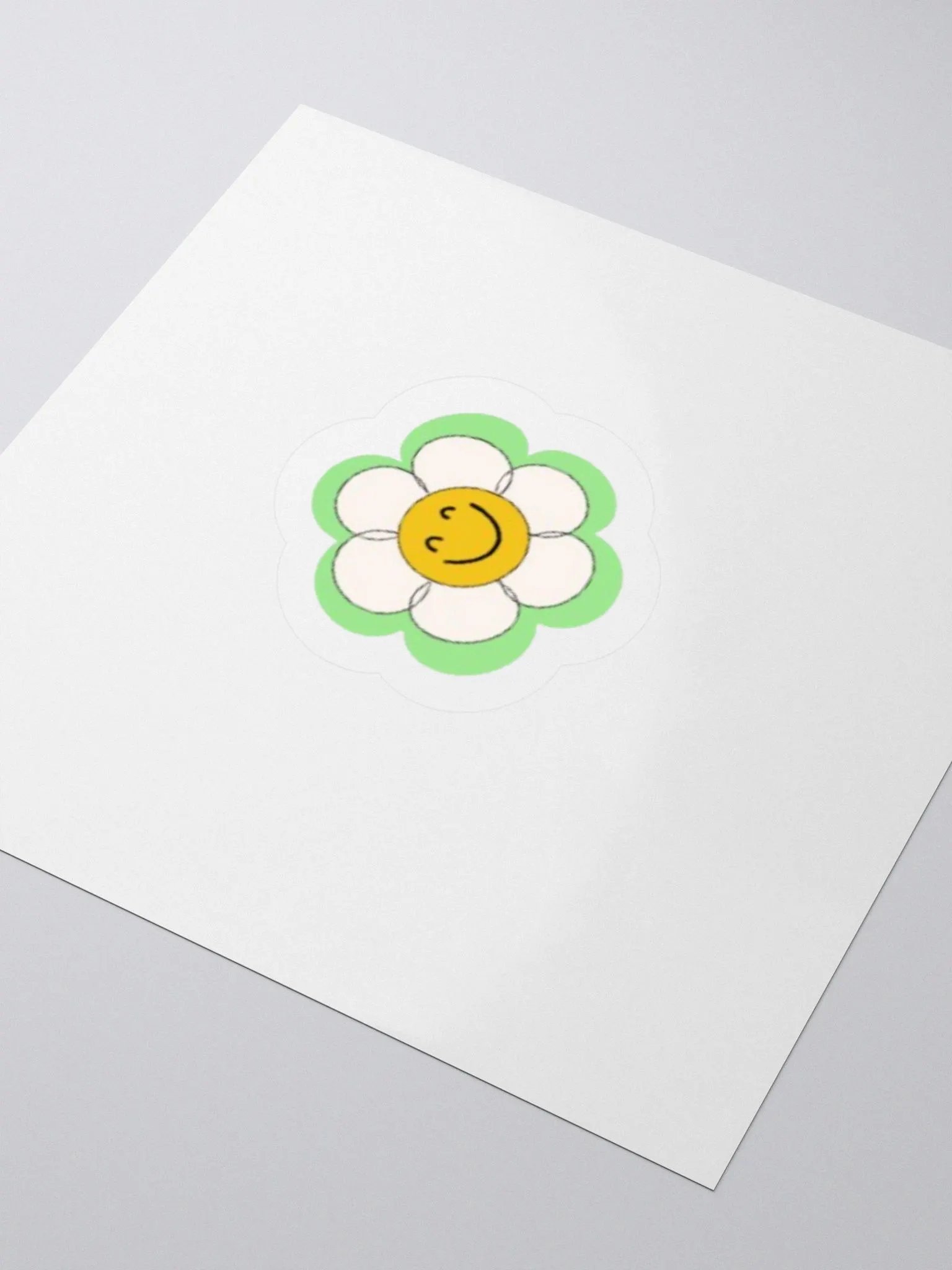 Green Flower Sticker product image (3)