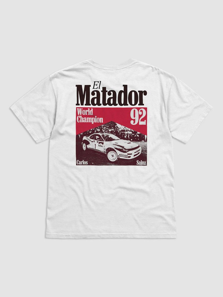 El Matador Vintage Tee - Carlos Sainz 1992 World Rally Champion product image (1)