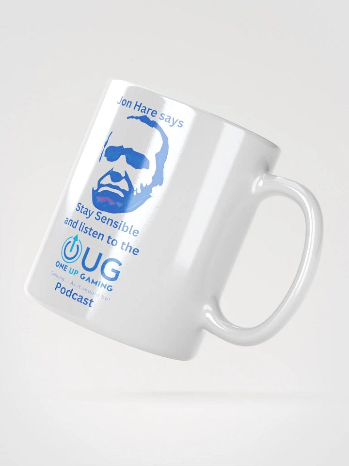 Jon Hare Podcast Blue Mug product image (2)