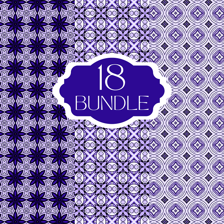 Cool Breeze Combo Paper Pack - 18 Sheets, 12x12 inches, 300 DPI product image (2)