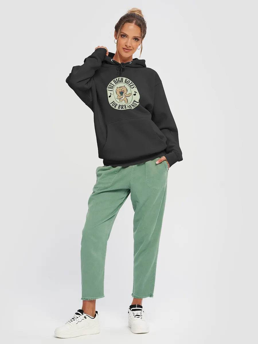 I Hit High Notes For Breakfast - Funny Hoodie For Singers product image (5)