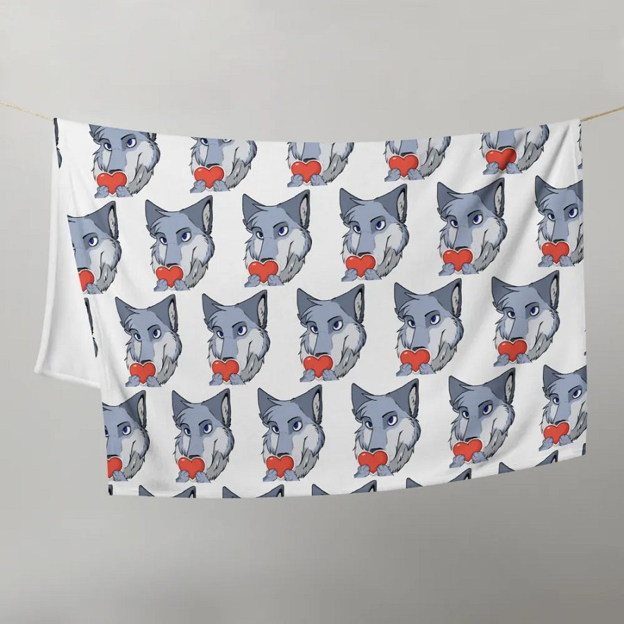 Heart spam throw blanket product image (21)
