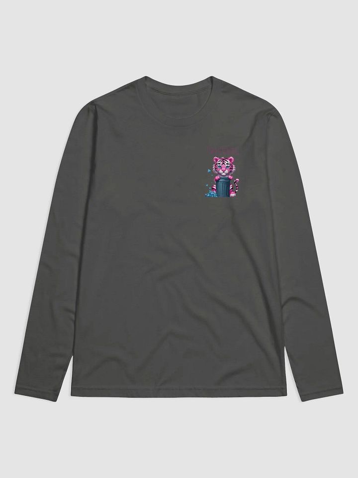 Trashierfurball's Playful Pink Tiger Long Sleeve Shirt product image (1)