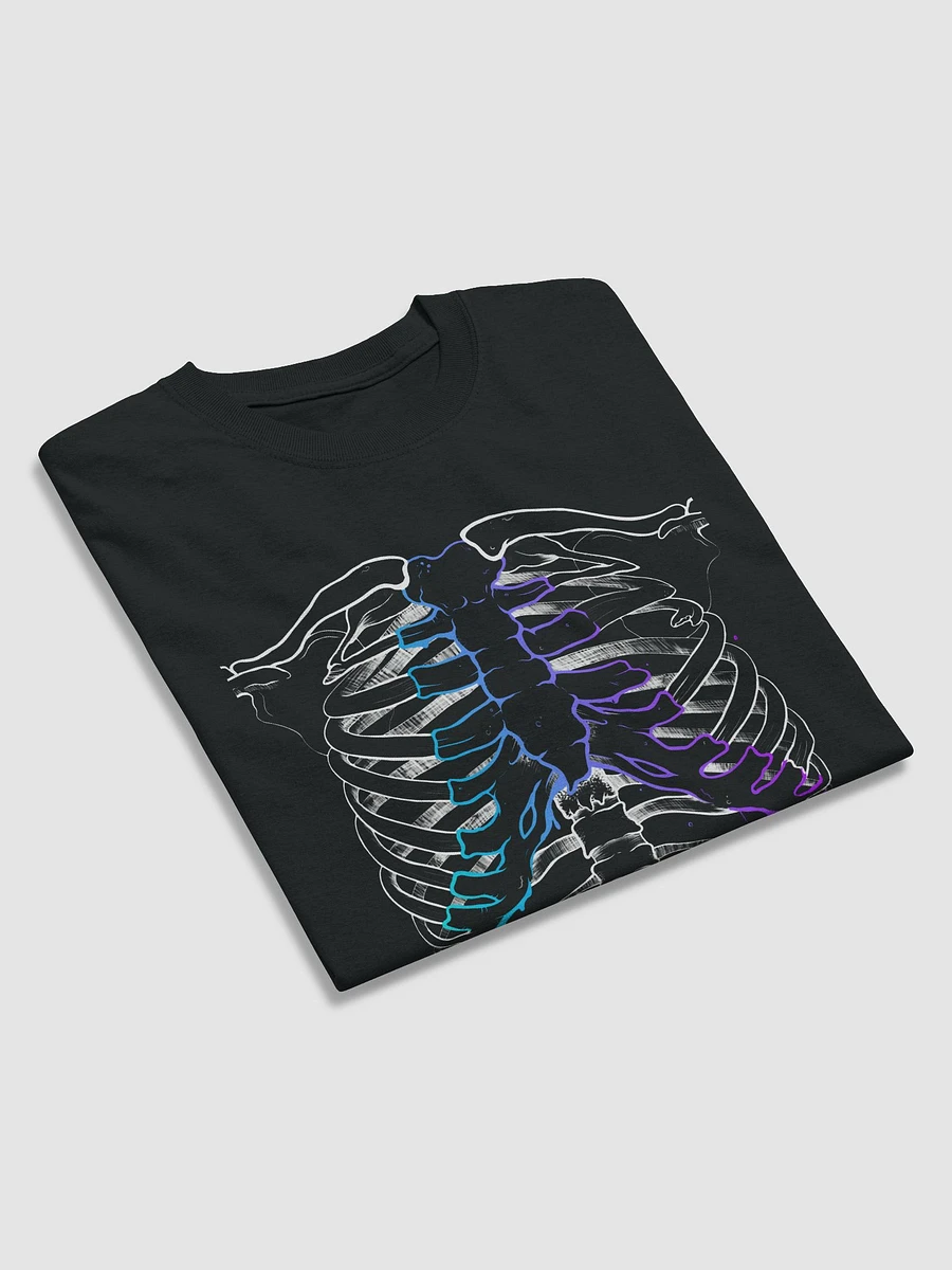 Graident Rib Tee - Black (More Sizes) product image (4)