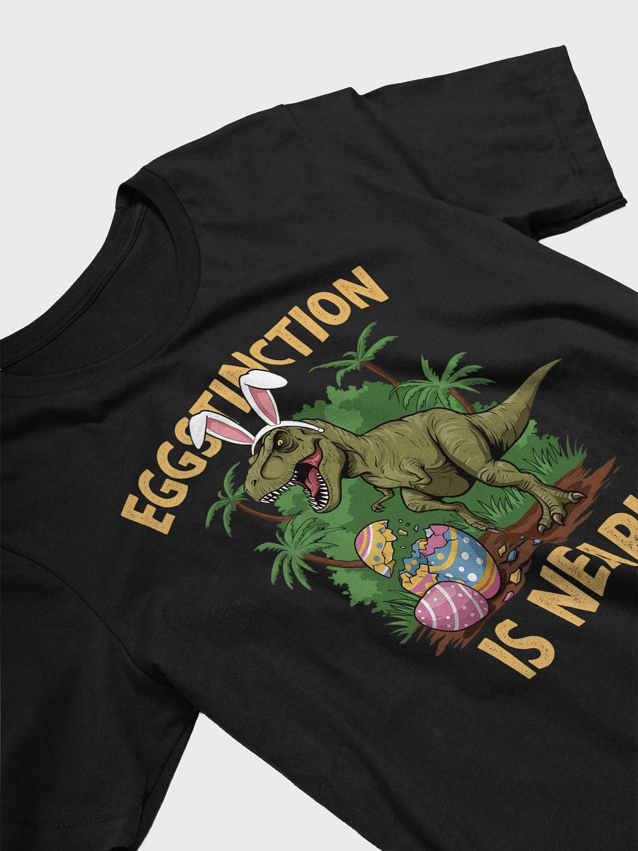 Funny Easter Dinosaur T-Shirt – Eggstinction Is Near product image (26)