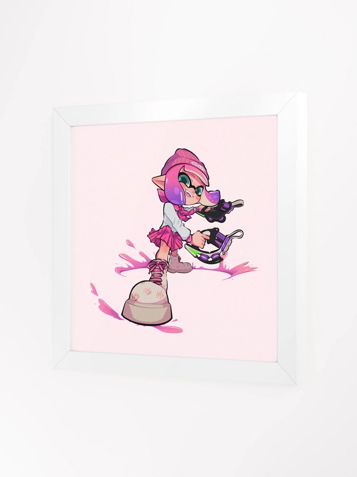 Framed Squid Kid Print product image (2)