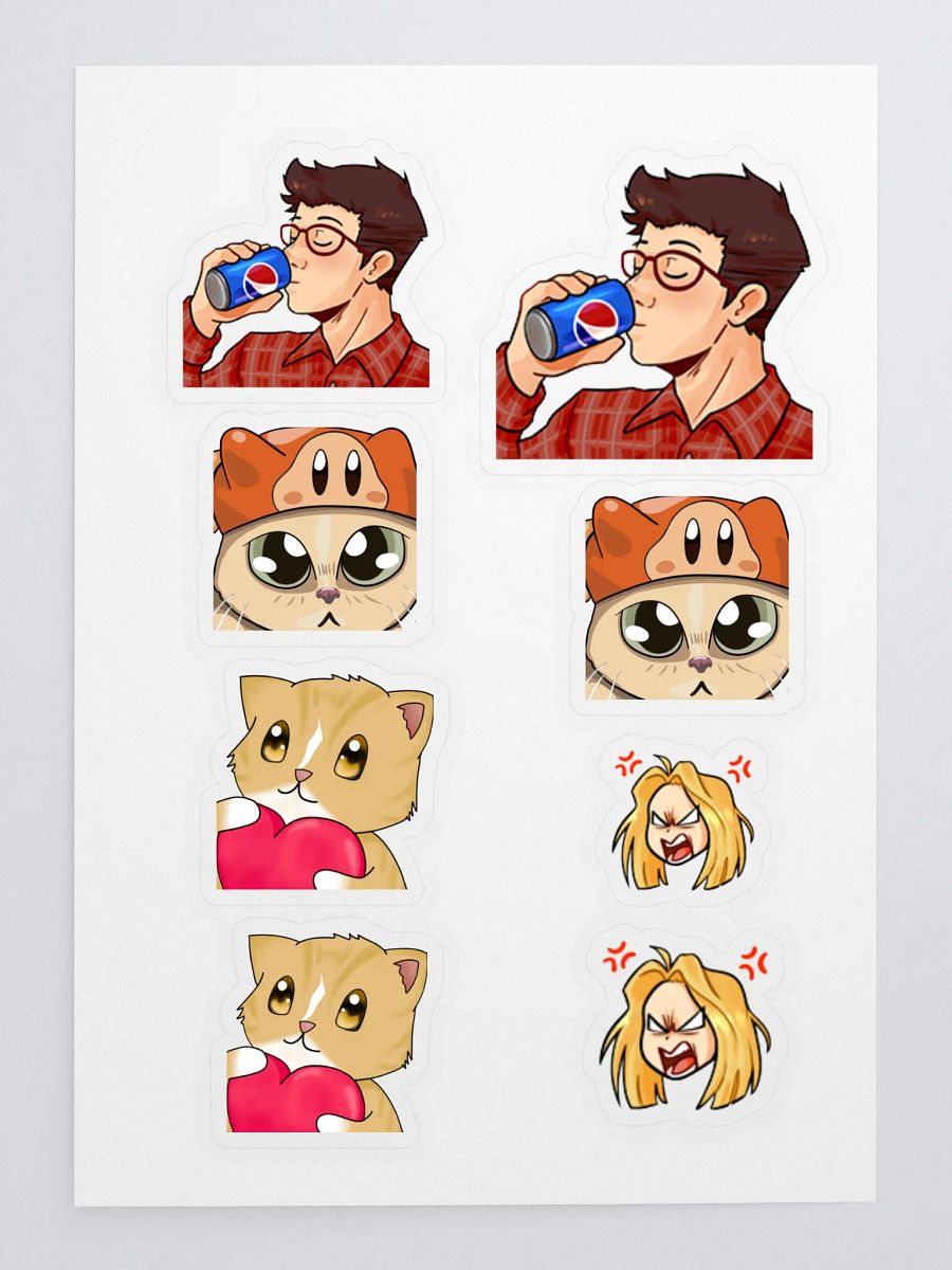 Jimmy D and Aly Stickers product image (3)